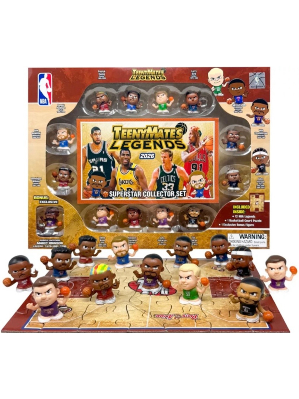 New NBA TeenyMates Basketball Legends Gift Set